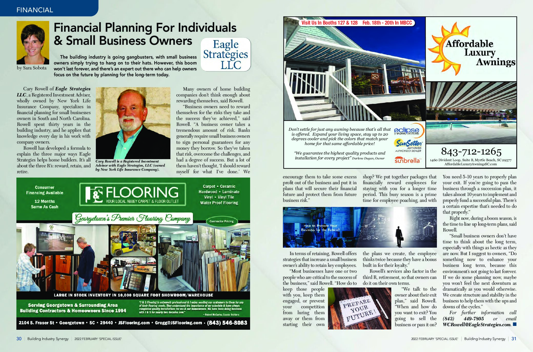 Synergy Issue 2022 February Special Issue BIS - p30-31 - Buliding Industry Synergy Inc