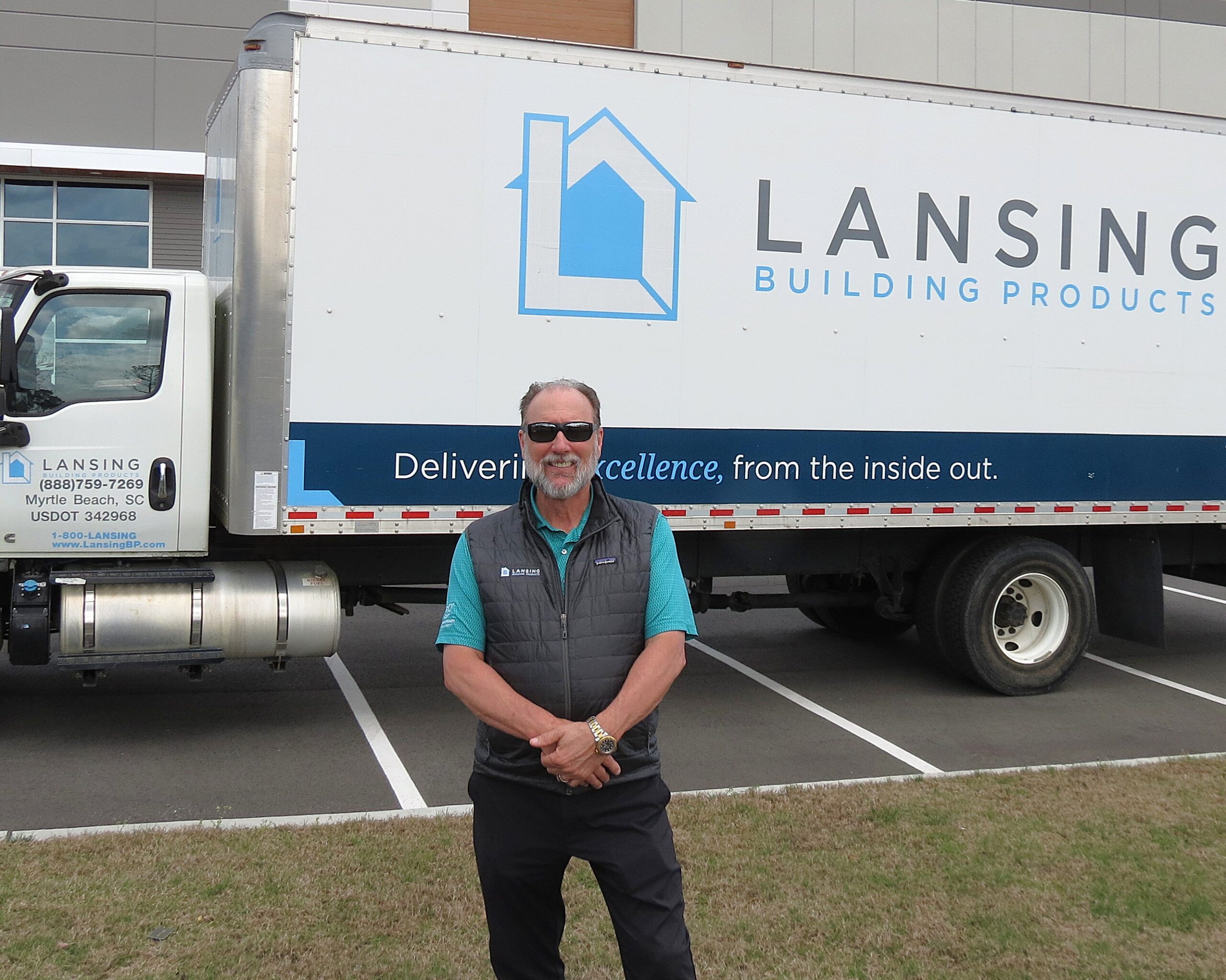 Lansing Building Products Branch Manager, Dale Whitten